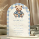 Search for denim baby shower invitations Modern