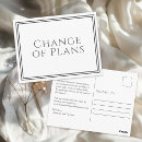 Search for event postcards Change of plans
