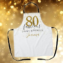 Search for 80 birthday aprons Eighty