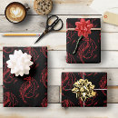 Search for mythical wrapping paper Black