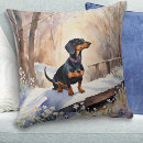 Search for dachshund christmas cushions Doxie