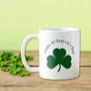 Search for happy st patricks day mugs Shamrock
