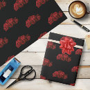 Search for black and white rose wrapping paper Roses