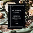 Search for 1920s rehearsal dinner invitations Elegant
