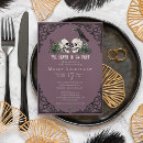 Search for skull green invitations Purple