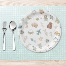Search for oh boy baby shower plates Watercolor