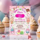 Search for scoop birthday invitations Cute retro girly