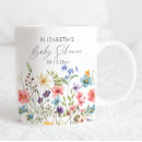 Search for baby shower favors mugs Floral