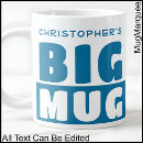 Search for blue text mugs For him