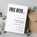 Search for beer cheers invitations Black and white