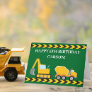 Search for dump truck birthday cards Excavator