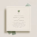 Search for palms wedding invitations For her