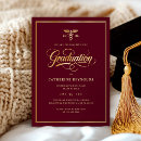Search for burgundy graduation invitations Formal