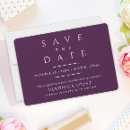 Search for royal purple save the dates Quinceanera