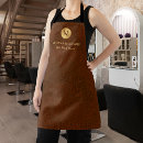 Search for brown leather aprons Professional