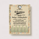 Search for vintage travel baby shower invitations Adventure