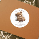 Search for its a boy thank you stickers Teddy bear