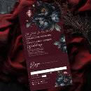 Search for gothic red and black wedding invitations Hallowedding
