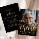 Search for 80 year old birthday invitations Milestone