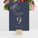 Search for bow wedding table cards Pink