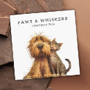 Search for funny cat business cards Dog walker