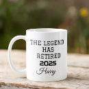 Search for retirement joke mugs Typography