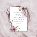 Search for lavender and brown wedding invitations Watercolor