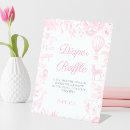 Search for diaper raffle signs Toile de jouy