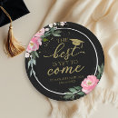 Search for graduation plates and napkins Black