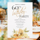 Search for yellow 60th birthday invitations Watercolor