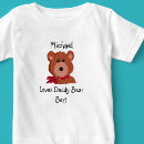 Search for daddy bear tshirts For kids