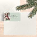 Search for holly leaves return address labels Modern