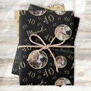 Search for happy 40th birthday wrapping paper Stylish
