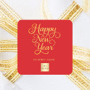 Search for gold new years stickers Red and gold