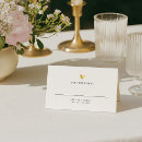 Search for gold place cards Minimalist