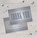 Search for blue and silver thank you cards Elegant