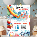 Search for back to school party invitations Goodbye pool hello school