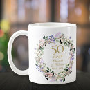 Search for 50th anniversary mugs Floral