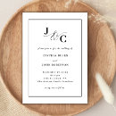 Search for black border invitations Simple basic formal