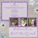 Search for photo bar bat mitzvah invitations Girl