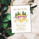Search for princess carriage baby shower invitations Fairytale