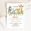 Search for wild animal baby shower invitations Safari