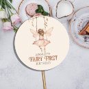 Search for enchanted woodland stickers Fairy first birthday
