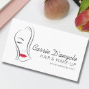 Search for face makeup artist business cards Stylist