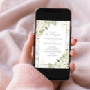 Search for white marble wedding invitations Watercolor