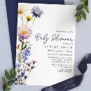 Search for blue watercolor baby shower invitations Boho chic