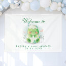 Search for dinosaur baby shower banners Green