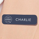 Search for navy blue name tags Retail