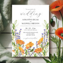 Search for poppy flower wedding invitations Wildflowers
