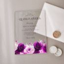Search for amethyst birthday invitations Violet